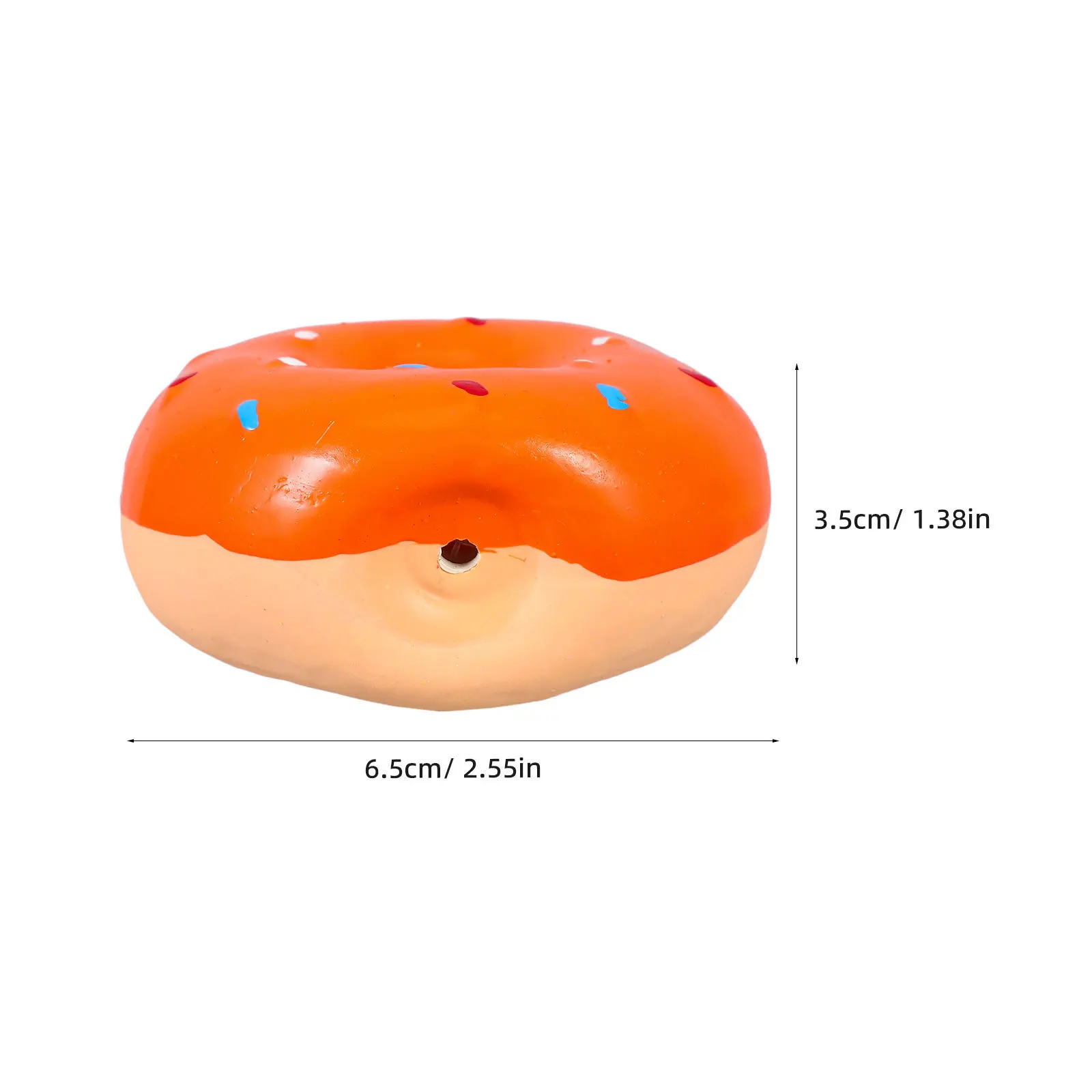 2 قطعة جرو دونات الصوت التفاعلية الحيوانات الأليفة طفل الكلاب صار صرير البرتقال المضغ العدوانية مضغ