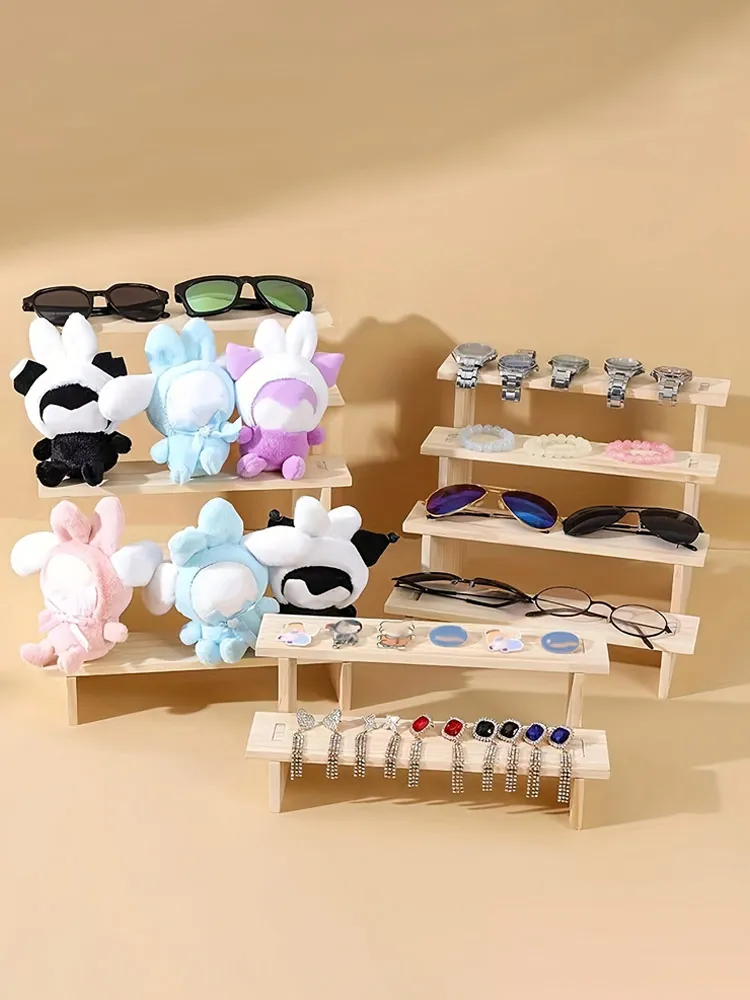 Présentoir en bois, parfum, support de rangement de cosmétiques, porte-bijoux, pour la décoration de fête, présentoir commercial