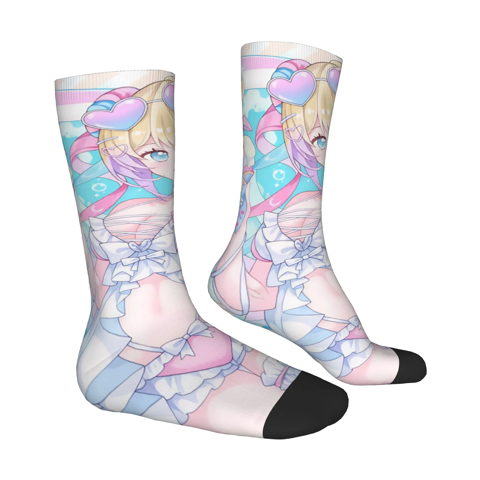 Cute Printed Game Z-Zenless Z-Zone Z-Zero Socks for Women Men Stretchy Summer Autumn Winter Anime Crew Socks