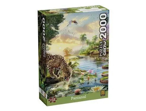 Quebra-cabeça 2000 Peças Pantanal Puzzle Grow