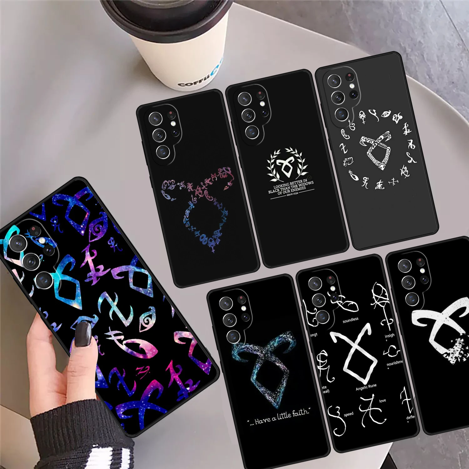 

Чехол для телефона из сериала «Сумеречные охотники» для Samsung Galaxy S24 S25 Ultra S23 S22 Plus S21fe Lite S20 Note 10 20 Pro