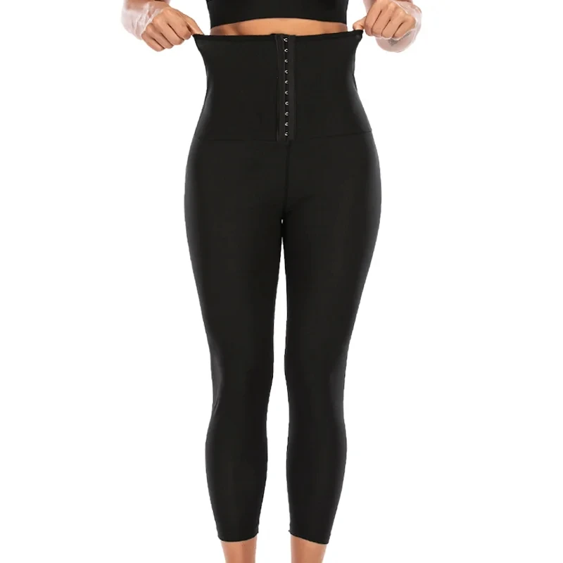Women Sauna Body Shaper Hot Sweat Effect Slimming Pants Weight Loss Shapewear Workout Gym Leggings Fat Burning Fitness Pants
