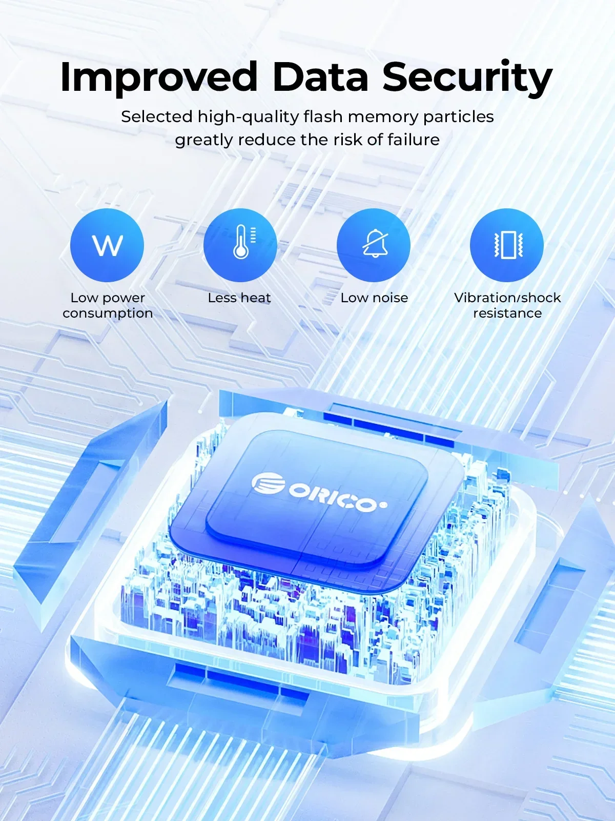 Корпус ORICO для SSD-накопителя, 2,5 дюйма, 5 Гбит/с