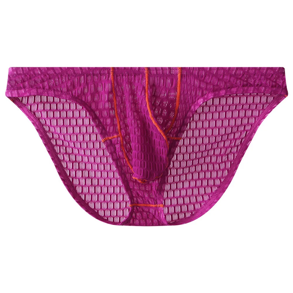 

Men's Lace U Pouch Underwear Briefs Breathable Sports Underpants Low Rise Design for Everyday Comfort and Support