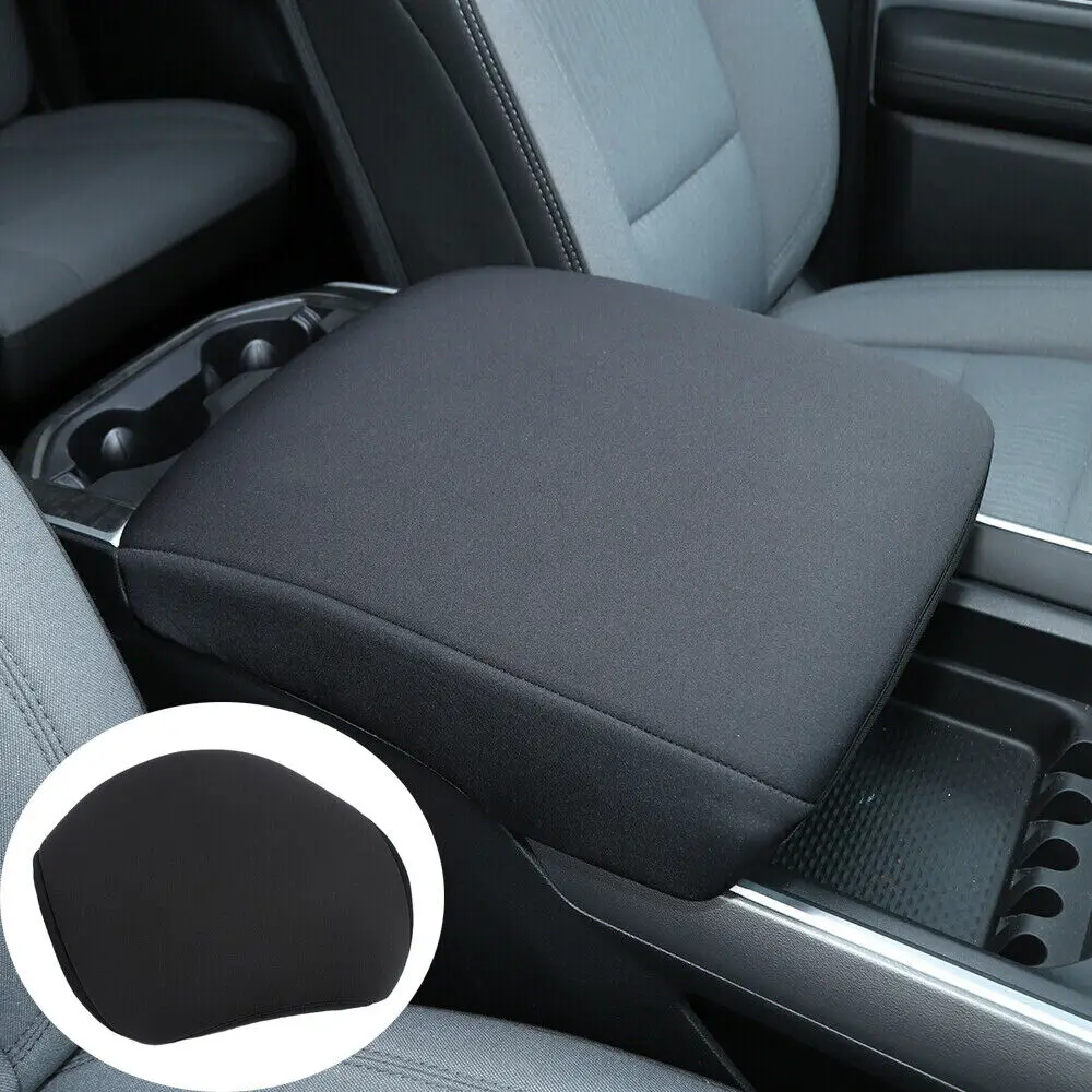 

High Quality Neoprene Space Cotton 2018 2019 2020 Car Center Armrest Box Cover Suitable for Dodge Ram Car Interior Accessories