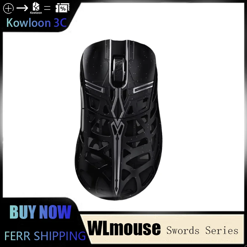 WLmouse Swords Series Lightweight Magnesium Wireless 8K E-sport Gaming Office Mouse Portable Ergonom 8K Return Original 3950