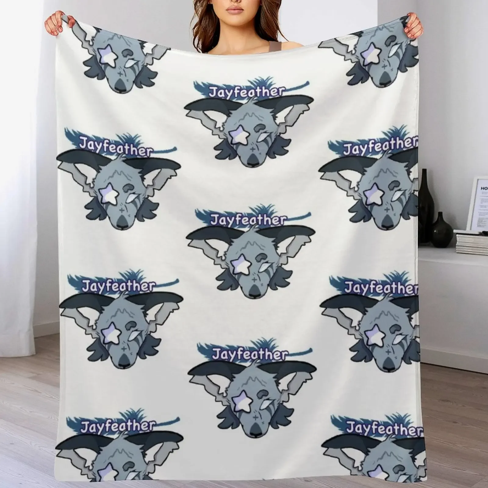 

Jayfeather Throw Blanket Lightweight Warm Blanket for Travel Camping