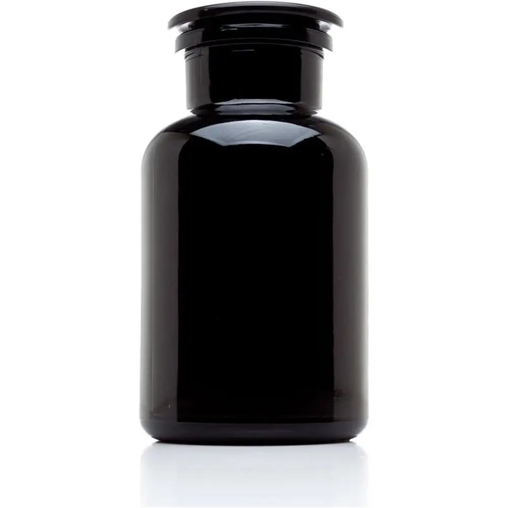 

1L Airtight UV-Blocking Glass Jar for Herbs, Spices, Tea, and Essential Oils