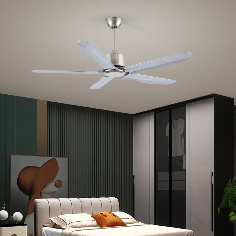 Simple ceiling fan light Home dining room fan light Modern simple living room silent large wind No