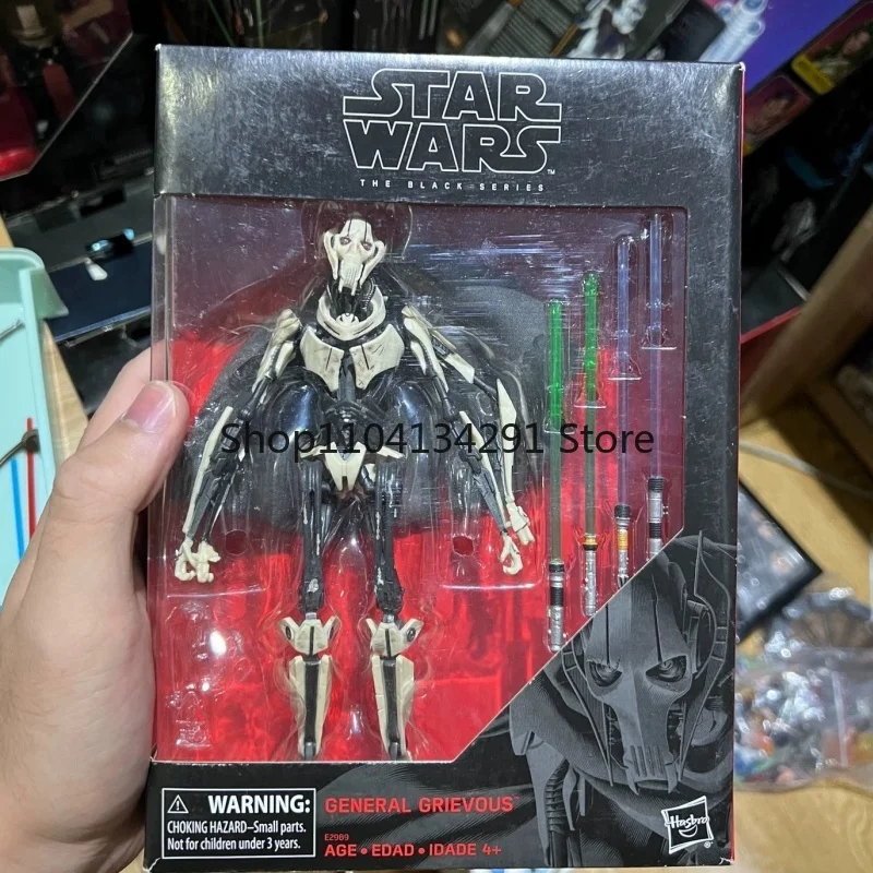 

Original The Black Series Star Wars Battlefront Ii General Grievous Battle Damaged 16cm Original Action Figure Model Gift