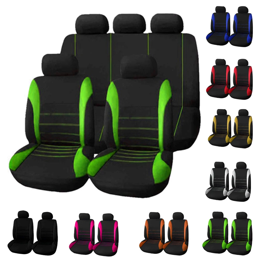 Fabric Car Seat Cover For Ford Focus Edge Explorer Ecosport Escape Expedition F-150 C-MAX Fusion Mondeo Taurus Seat Protector