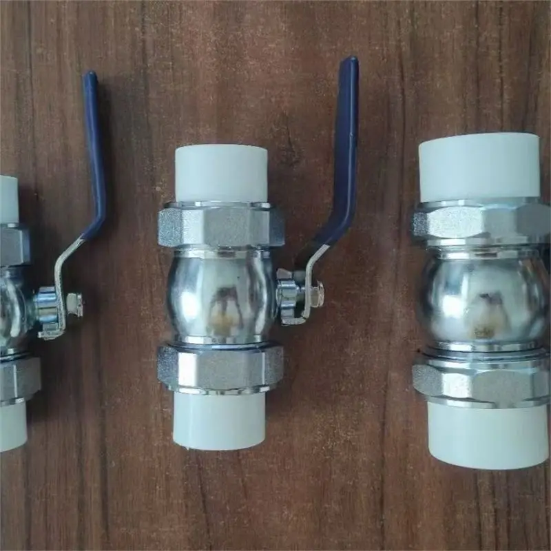 Enlarged and thickened carbon steel double live valve 20-63 various types of PPR water pipe accessories