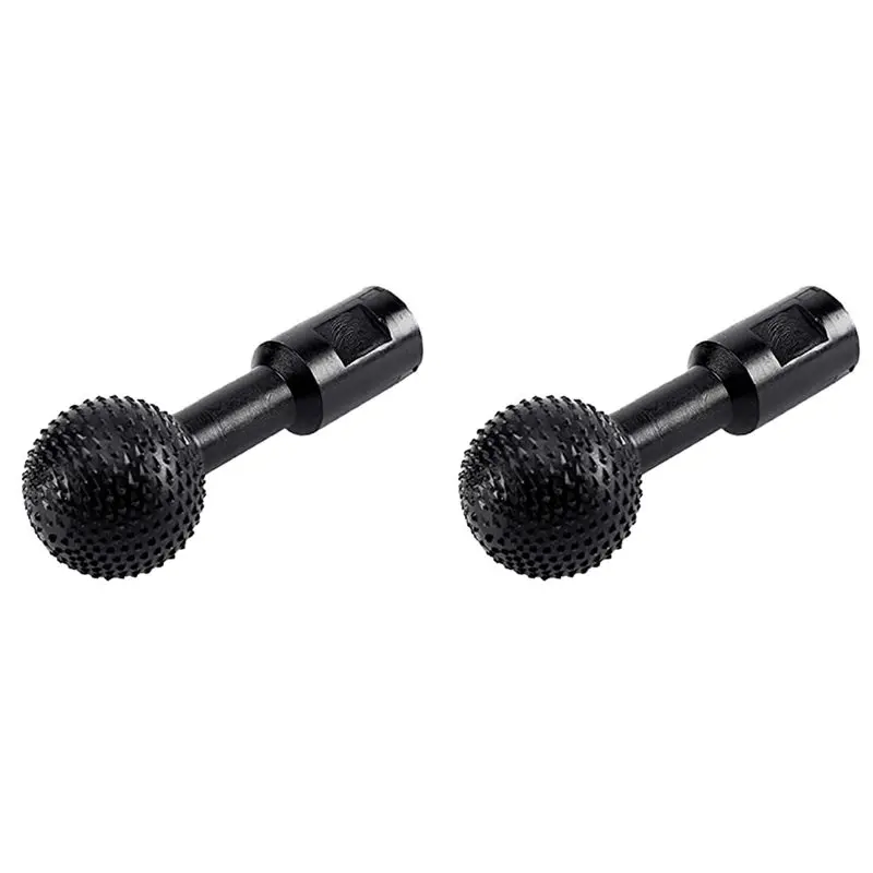 WORTHOWN-2X Sphere Rotary Burr For Wood Marking, Carving, Polishing, Grinding Head For Type 115/125 Angle Grinder(5/8-11)