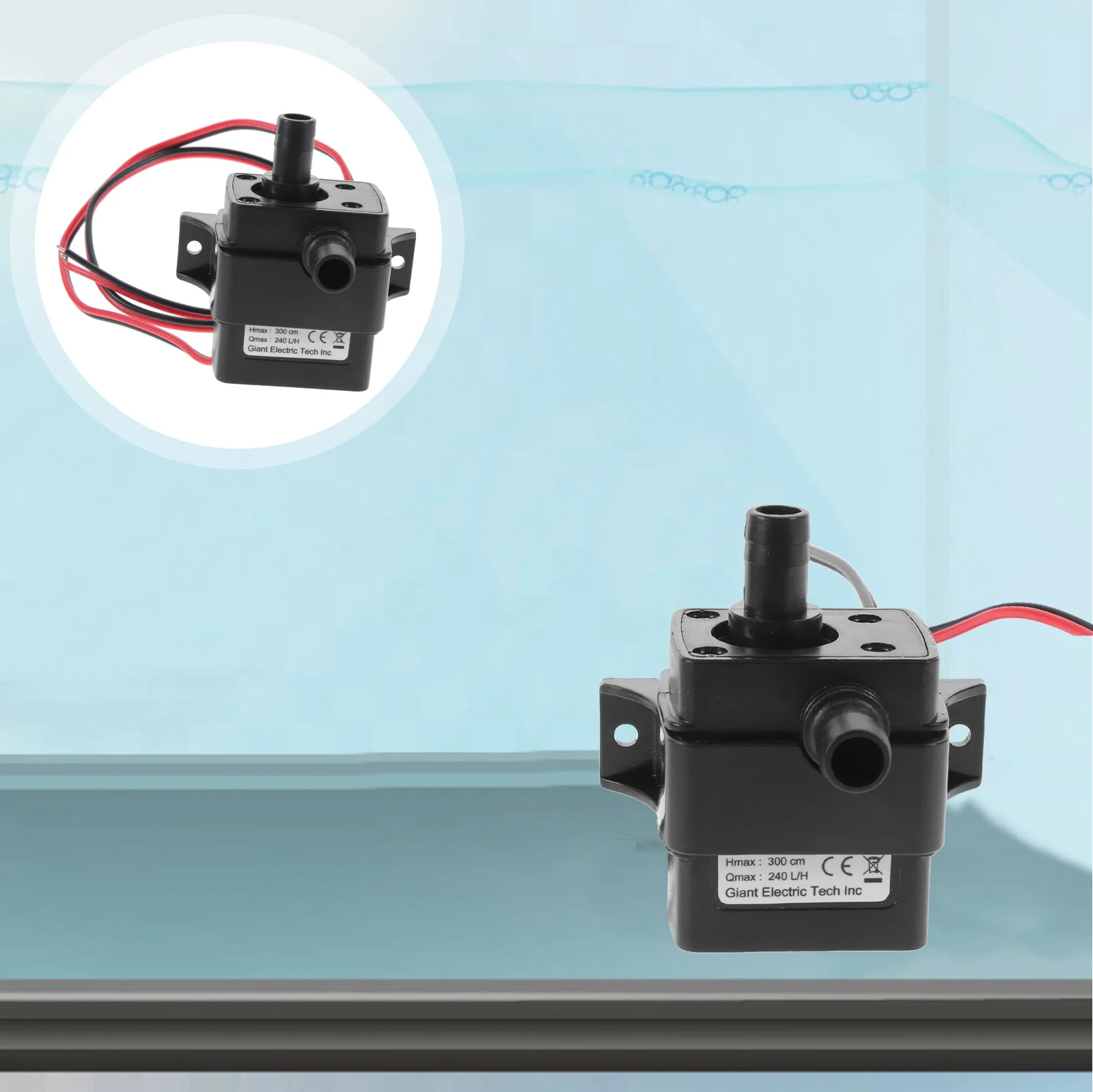 

Brushless Water Pump 3.6W Dc12V 240L/H Submersible Pump For Aquarium Pond Waterproof Magnetic Rotor Low Noise Design
