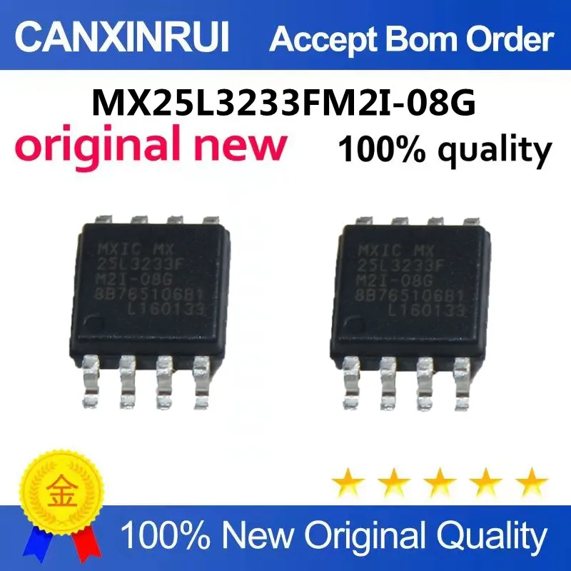 

New original MX25L3233FM2I-08G 25L3233F SOP8 memory spot direct shooting