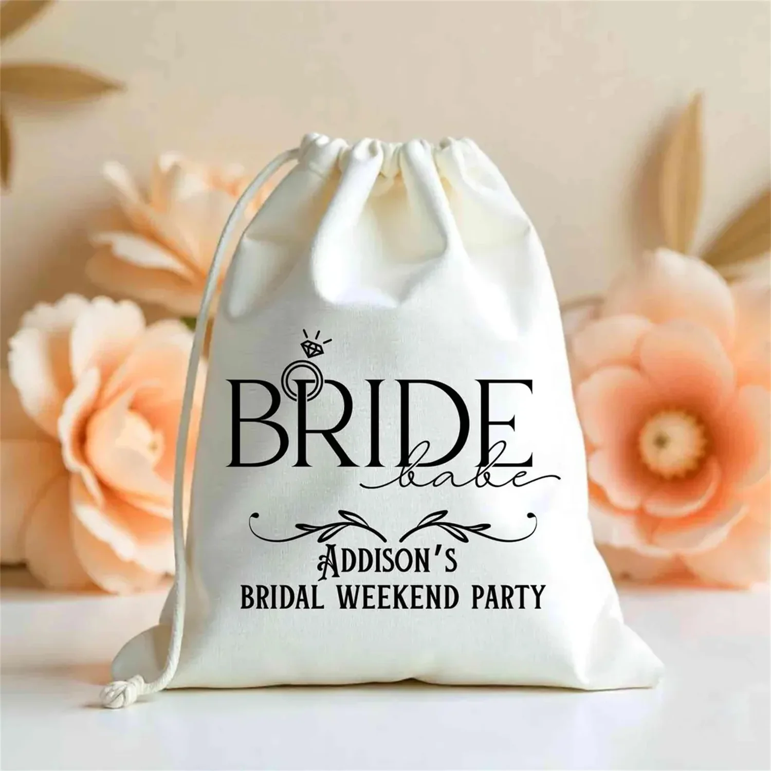 25 PCS Bride Babe Bach Bolsas de fiesta - Ideas de regalos para fiestas de fin de semana de despedida de soltera - Bolsas de recuerdo de boda - Bolsas de recuerdo de fiesta nupcial personalizadas