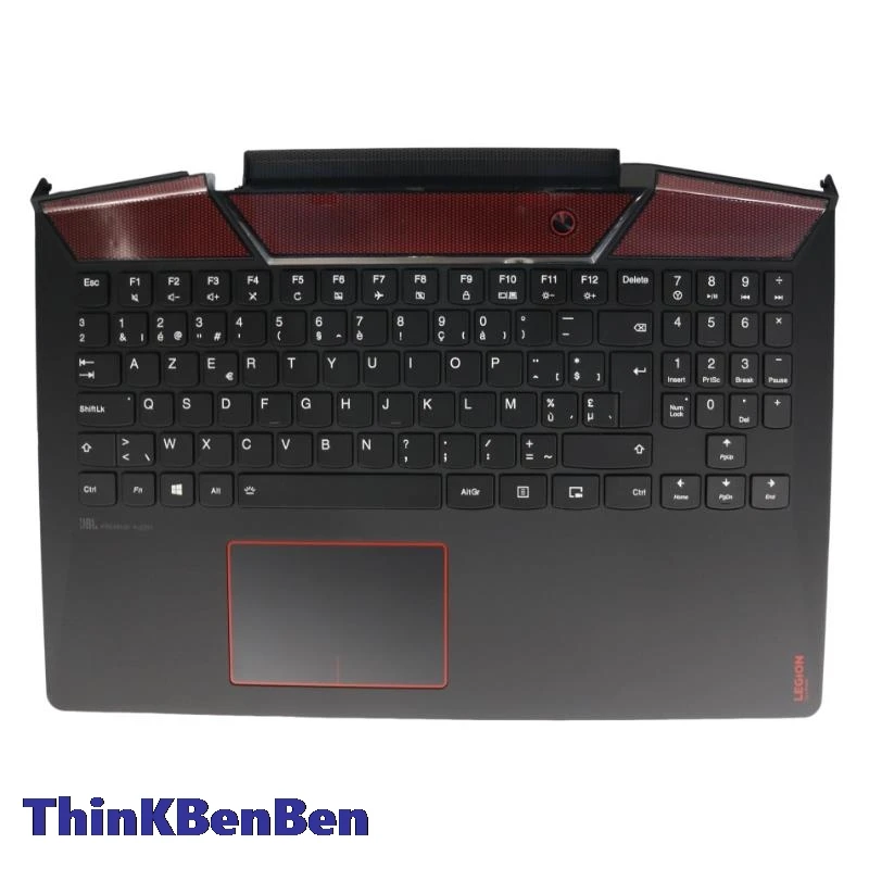 

BE Belgian Black Keyboard Upper Case Palmrest Shell Cover For Lenovo Legion Y720 15 15IKB 5CB0N67214