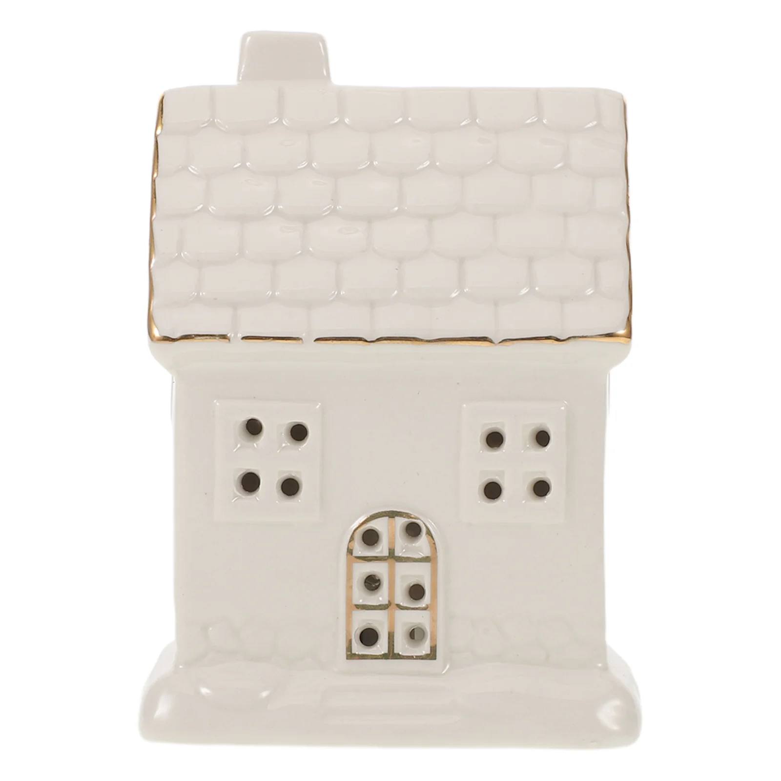 

Lighted Ceramic Christmas with LED Glow Farmhouse Holiday Decor for Indoor Christmas Village Display Ceramic