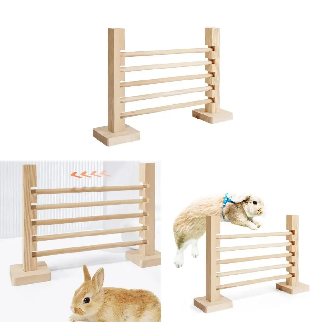  Hamster Rodents Toy Gerbil Hurdle Jump Pet Obstacle Jump Bar for Ferrets Hamster Toy Guinea Pigs Toy