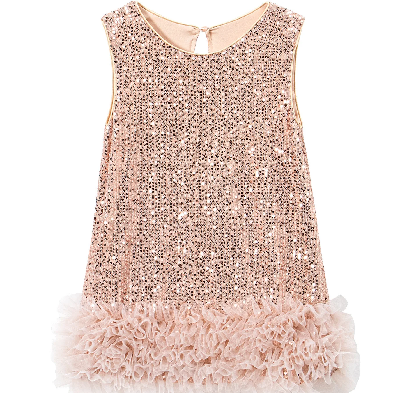 Girls Sequined Party Dress Children's Princess TuTu Dress Party Christmas Birthday One Piece Dresses