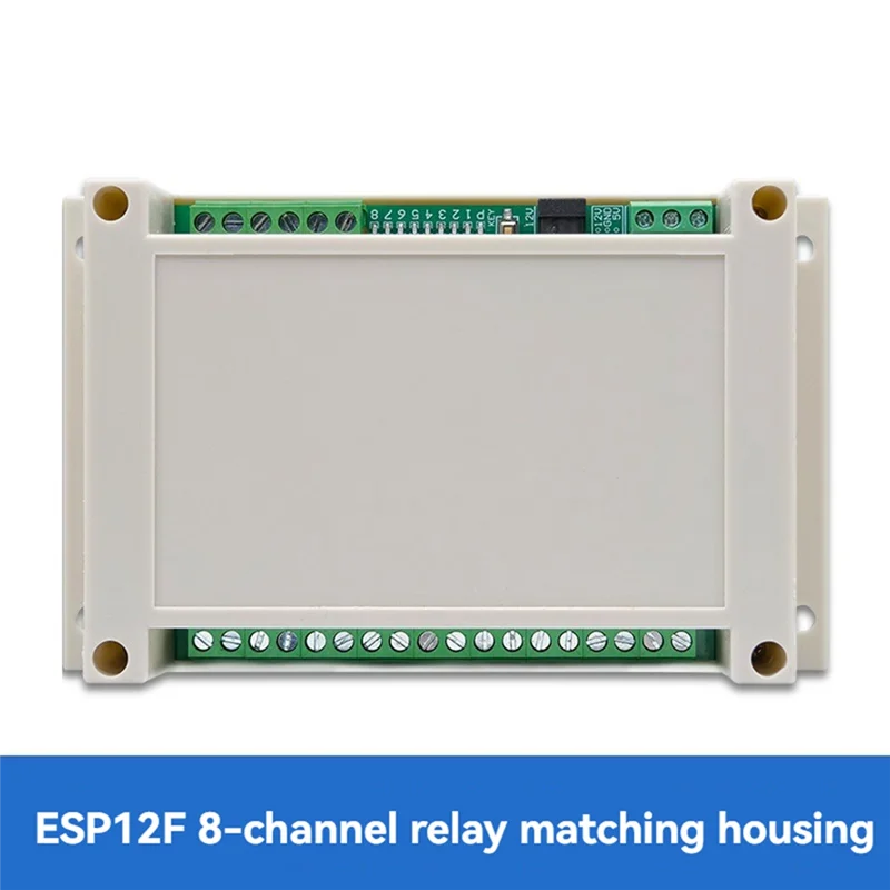 A32T-8-CH Relay Module Wifi Relay Module With Case DC12-24/5V Power Supply For ESP8266 Secondary Development