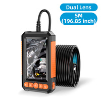 KERUI 2MP Endoscope Camera 4.3 IPS Screen Dual/Single Lens Waterproof Camera Borescope for Pipe Inspection Car Repair