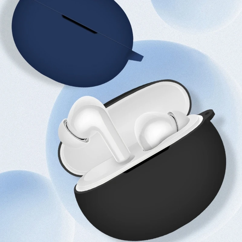 Miękka silikonowa osłona ochronna do ładowania bezprzewodowego odporna na wstrząsy wkładka douszna Suiatble do Redmi Buds 4 Active