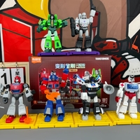 New Arrival Hot Sale Blokees Block LED Shining Version1-Shine Attack Transformers Optimus Prime Robot Toys Kids Gifts Xmas Gifts