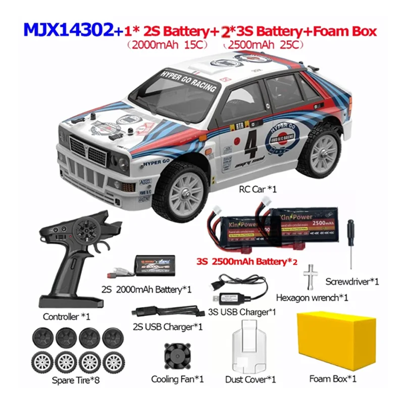 Hyper Go 14303 14302 14301 MJX Rc Car 55KM/H High Speed Drift Racing Brushless 4WD Off-road Remote Control Cars Toy for Children
