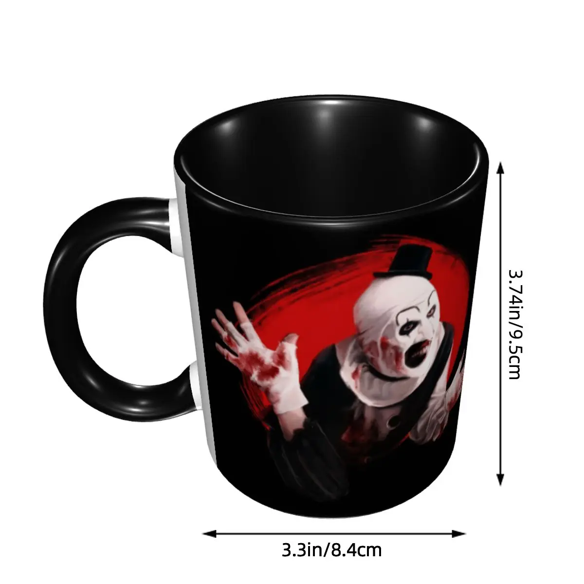 Terrifiers Halloween Horror Movie Coffee Mugs DIY Customized Ceramic Milk Tea Mug