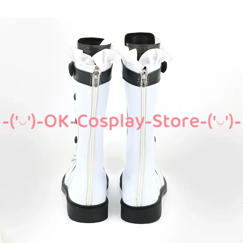 [Customized] Girls Frontline PROJECT NEURAL CLOUD Hubble Cosplay Shoes Game Roleplay Costume Prop Carnival Party PU Leather Boot