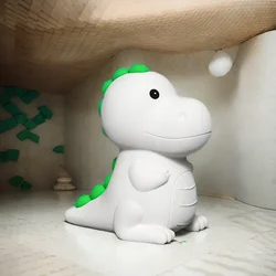 Belle veilleuse LED dinosaure, lumière en silicone, décor de chevet, lampe de table interchangeable pour les enfants, cadeaux de vacances