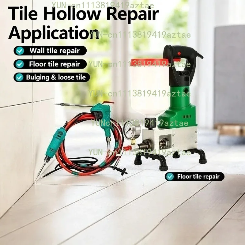 High‑Pressure Tile Grouting Injector Machine for Hollow Tile Marble Stone Wall Repair Grouting Device Complete Construction Tool