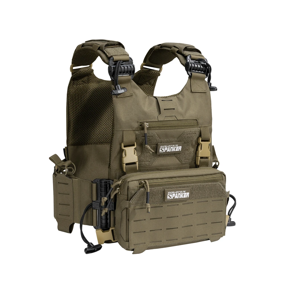 Taktische Brust Taschen Jagd Weste Outdoor Camping Schulter Rucksack Männer Motorrad Tasche Radfahren Klettern Bauch Fanny Pack Fahrrad – Detail 15