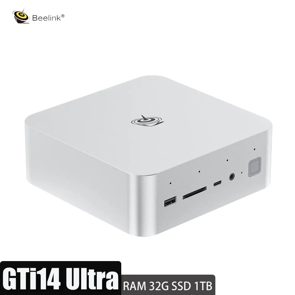 

Beelink GTi14 AI Voice мини-ПК Intel Ultra 7 155H Ultra 9 185H 32 ГБ DDR5 1 ТБ SSD игровой компьютер Wifi7 BT5.4 Настольный Ноутбук