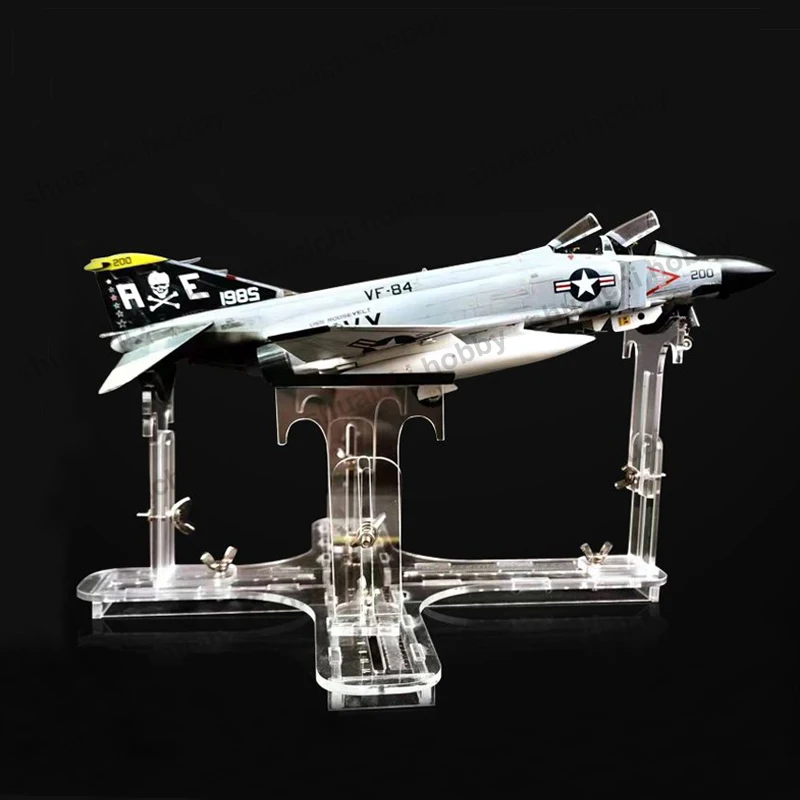 1Set Acrylic Aircraft Model Spray Painting Rack 1/72 1/45 Scale Airplane Coloring Aging Display Fixed Stand DIY Assembly Bracket