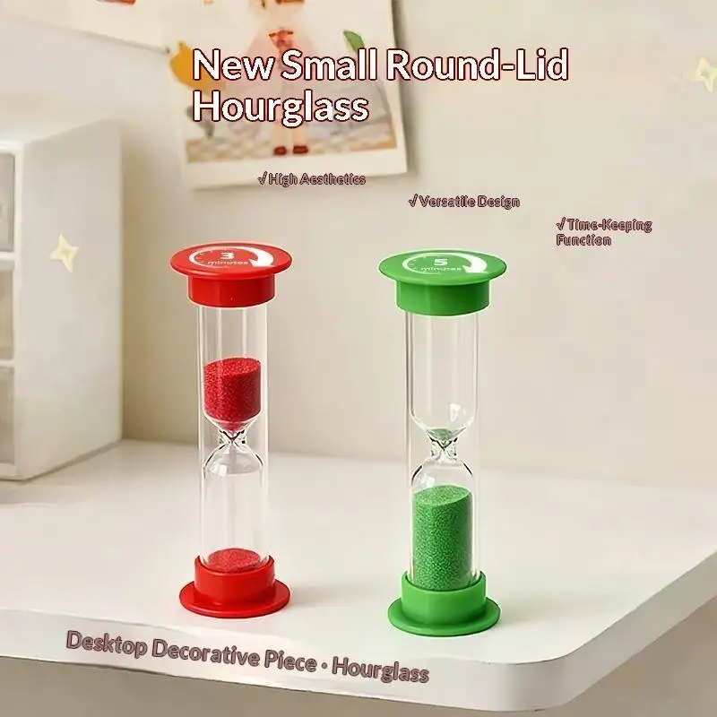 Convenient Multiple Durations Sand Timer 30 Second 1/2/3/5/10 Minutes Timer Multicolor Anti-fall Sand Clock