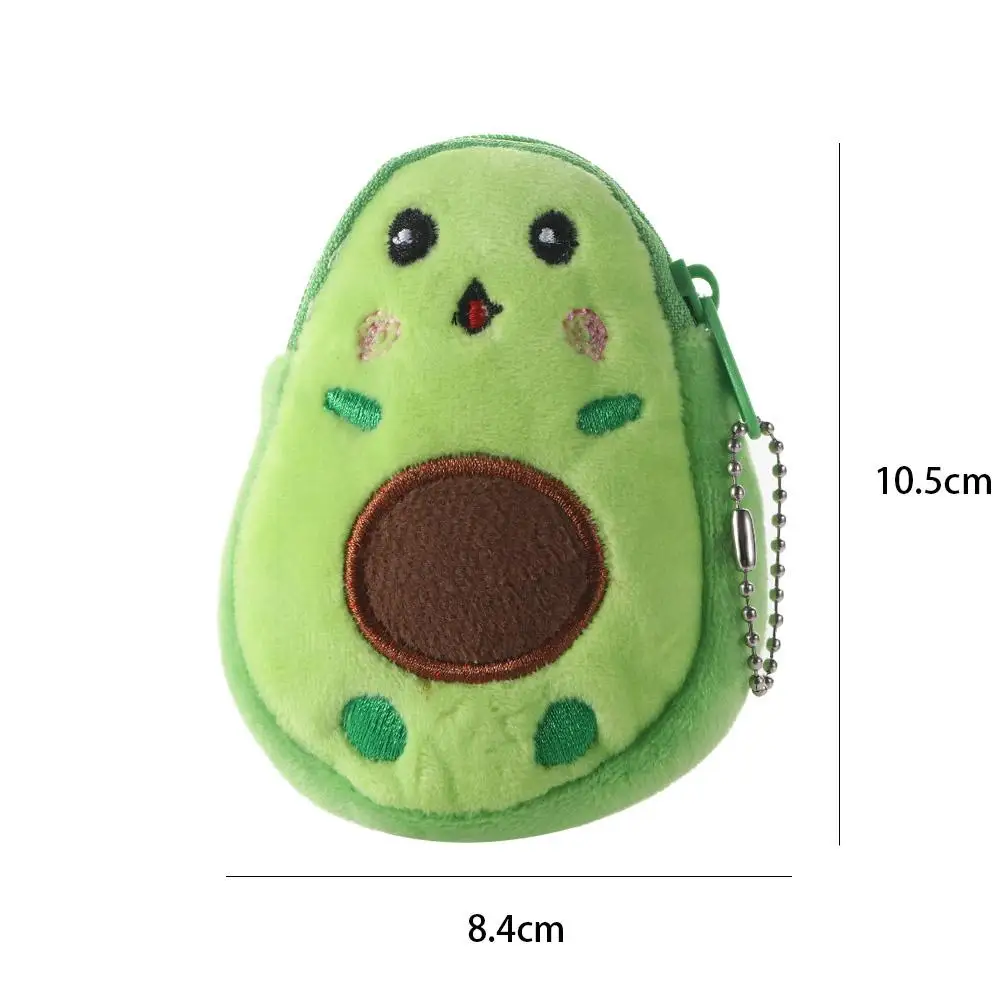 Cute Mini Money Pouch Cartoon  Girls Avocado  Purse Key Case Bags Small Coin bag Wallet