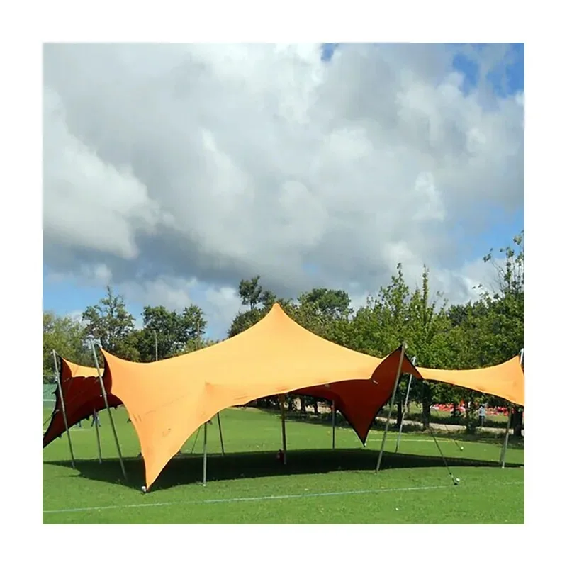 Sand Free Form Bedouin Stretch Tent 10x15m with Outdoor Accessories