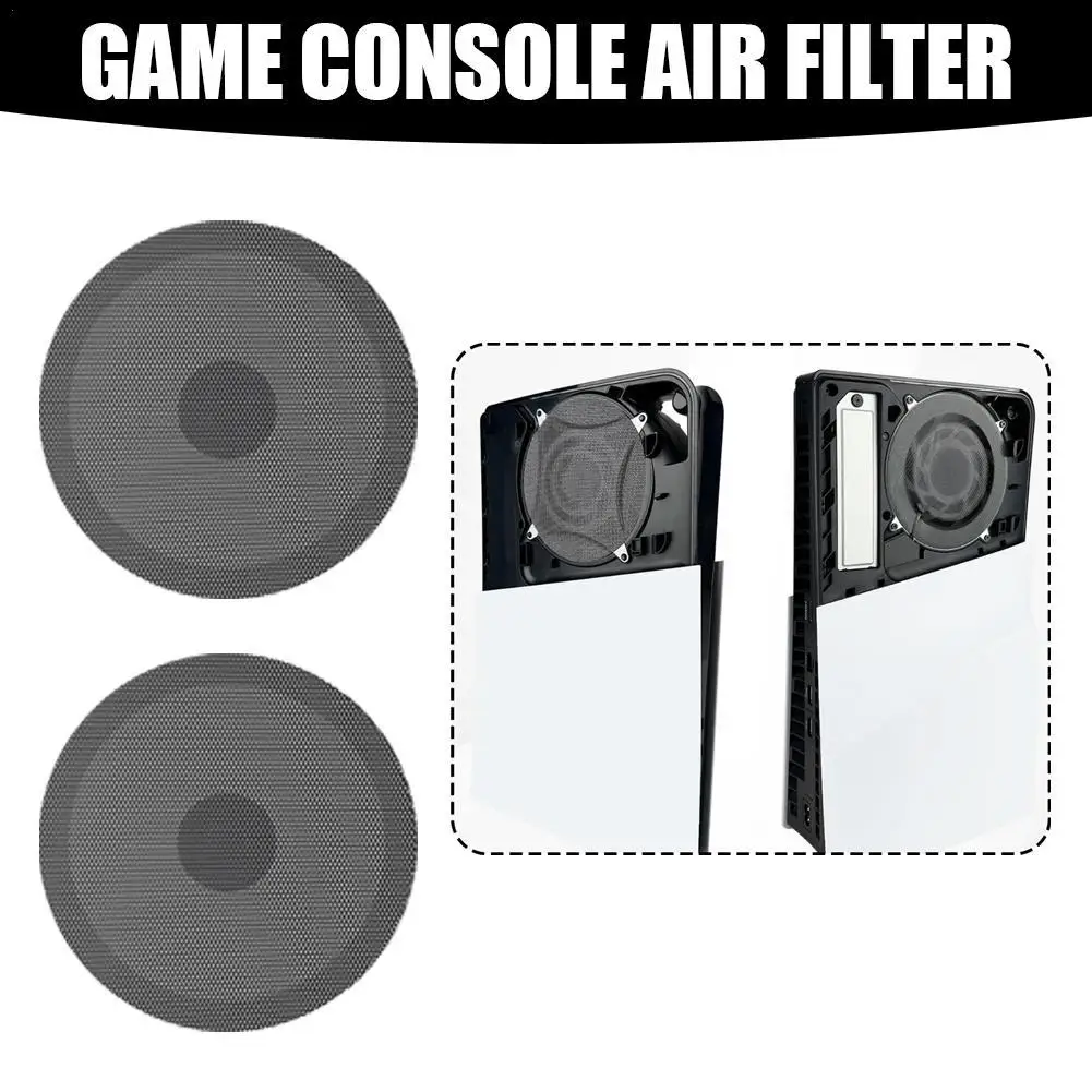 Air Filter for PS5 Pro/Slim Game Console Digital/Optical Disc Drive Version, Set of 2 Simple Air Filters - Game Accessories