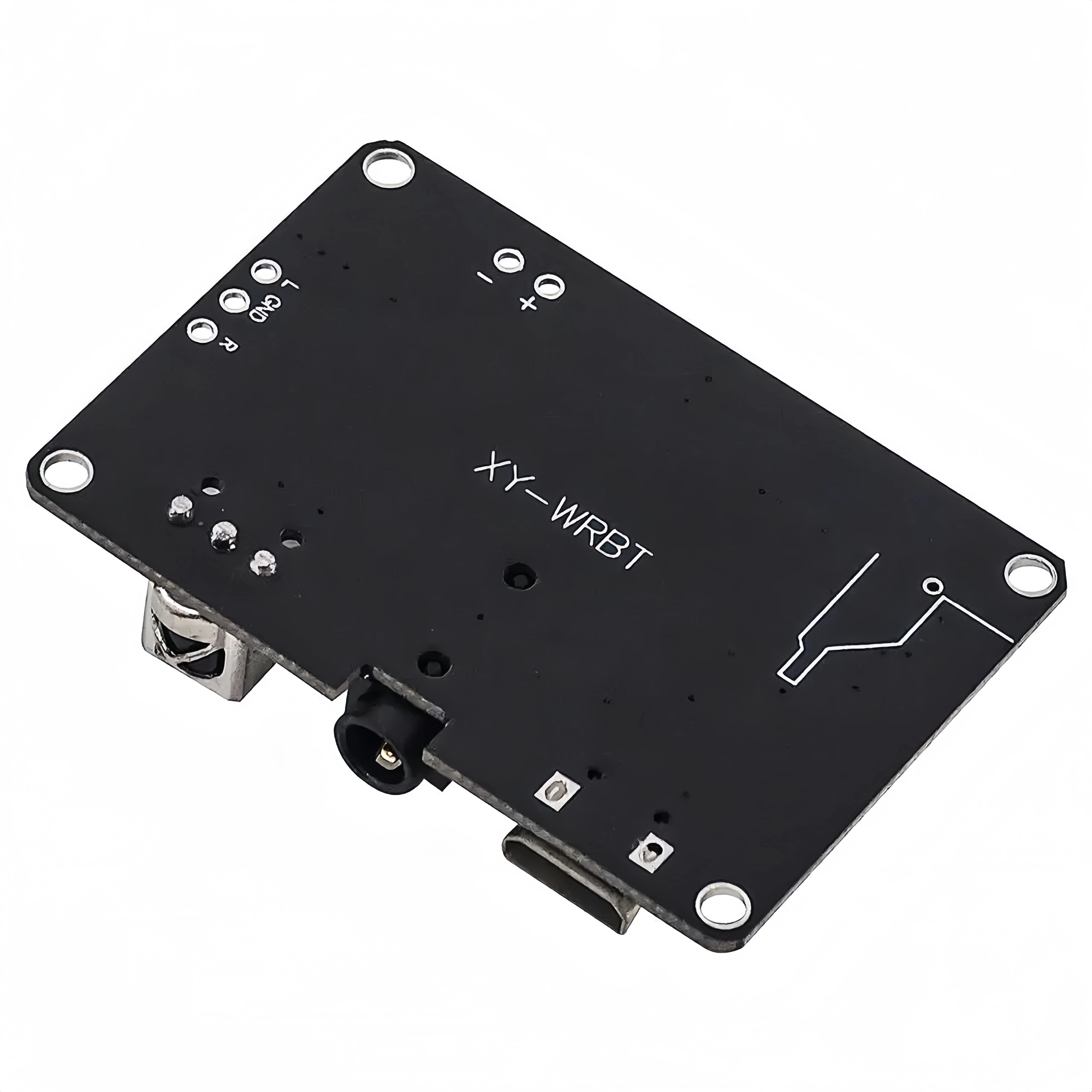 XY-WRBT DC 3.7-24V Wireless Bluetooth 5.0 Audio Receiver Decoders Stereo 3.5MM Audio Adapter For Amplifier Board