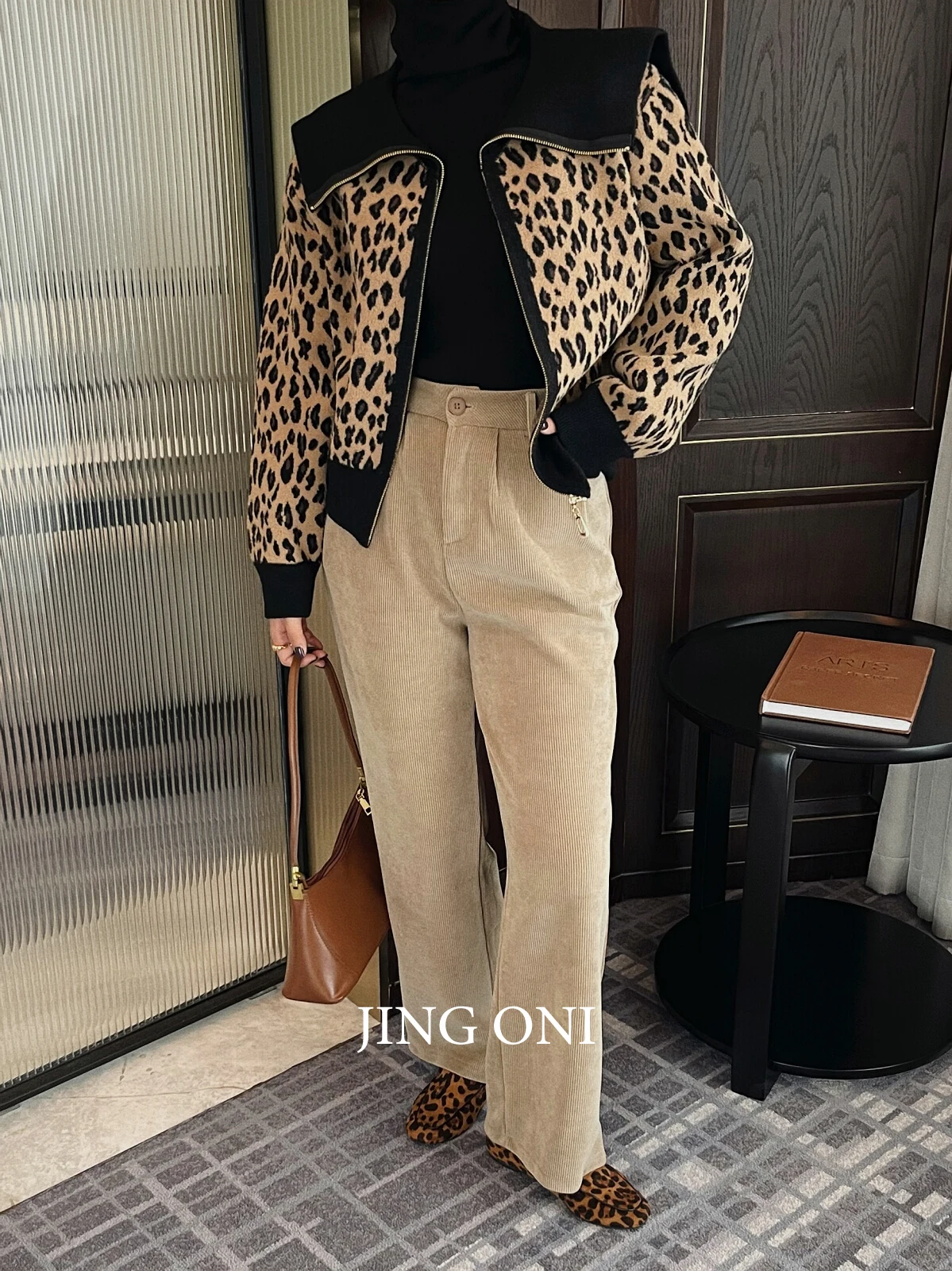 Corduroy Pants Y2k 2023 Woman Clothing Autumn Korean Style Fashion Vintage Winter Trousers Cargo High Waist Long Straight Leg