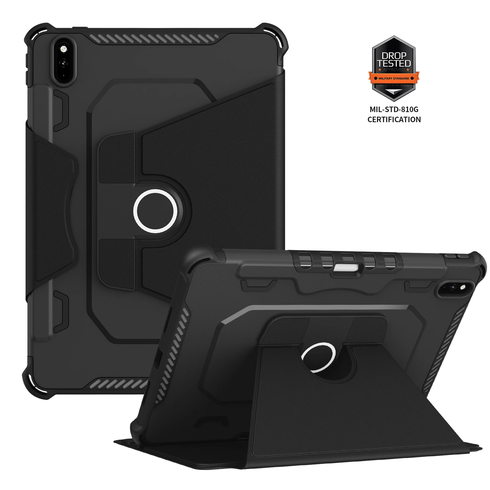Stand Case For Huawei MatePad Pro 11 2024 2022 2023 2021 10.8 2021 2019 Rotating Magnetic Smart Cover With Pen Slot PU Leather