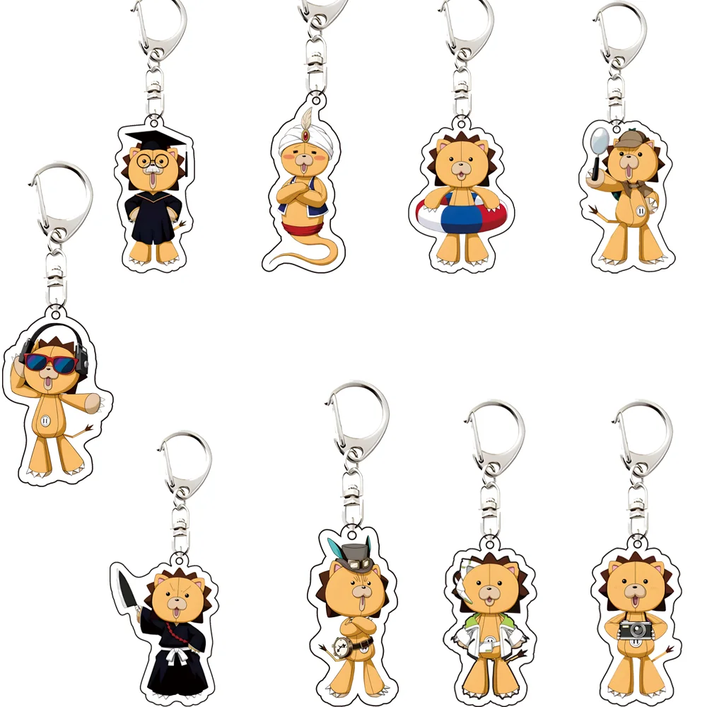 Lindo llavero de Anime Bleach Shin Asakura Taro Sakamoto colección de productos Accesorios hogar escritorio decorar para Fans llavero