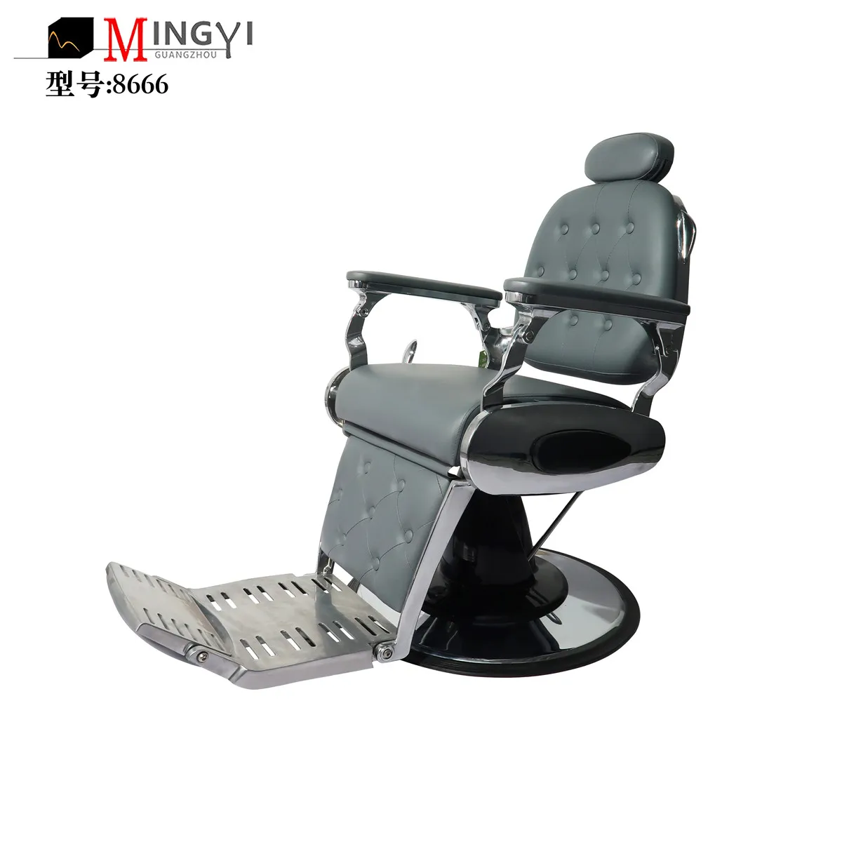 

Good quality factory directly recline hydraulic barber chairs black hair chair salon furniture beauty salon chair set