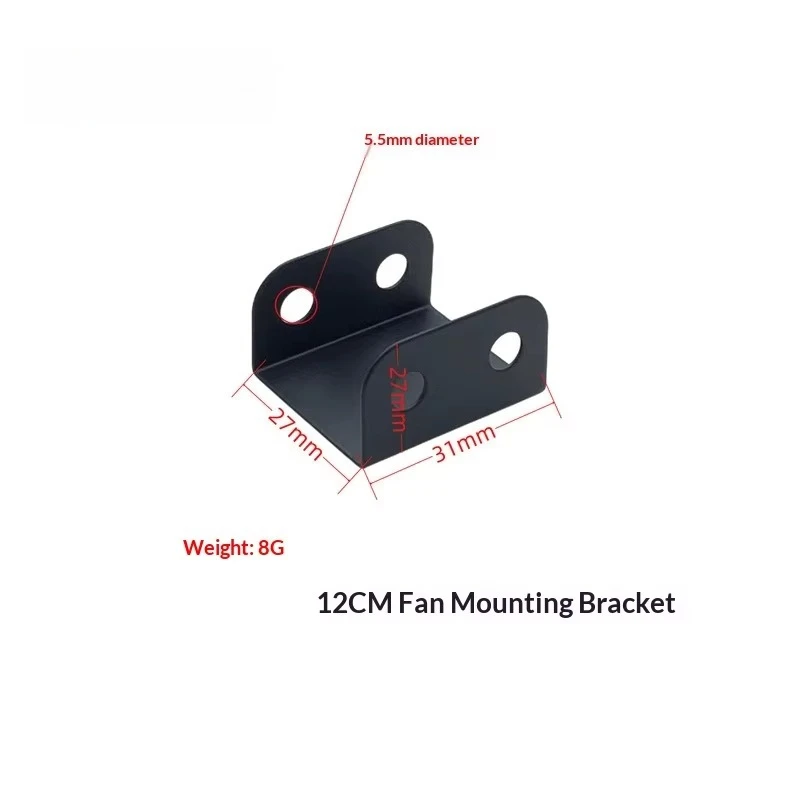 12CM Iron Cooling Fan Parallel Connection Fastener Butt Buckle in Stock