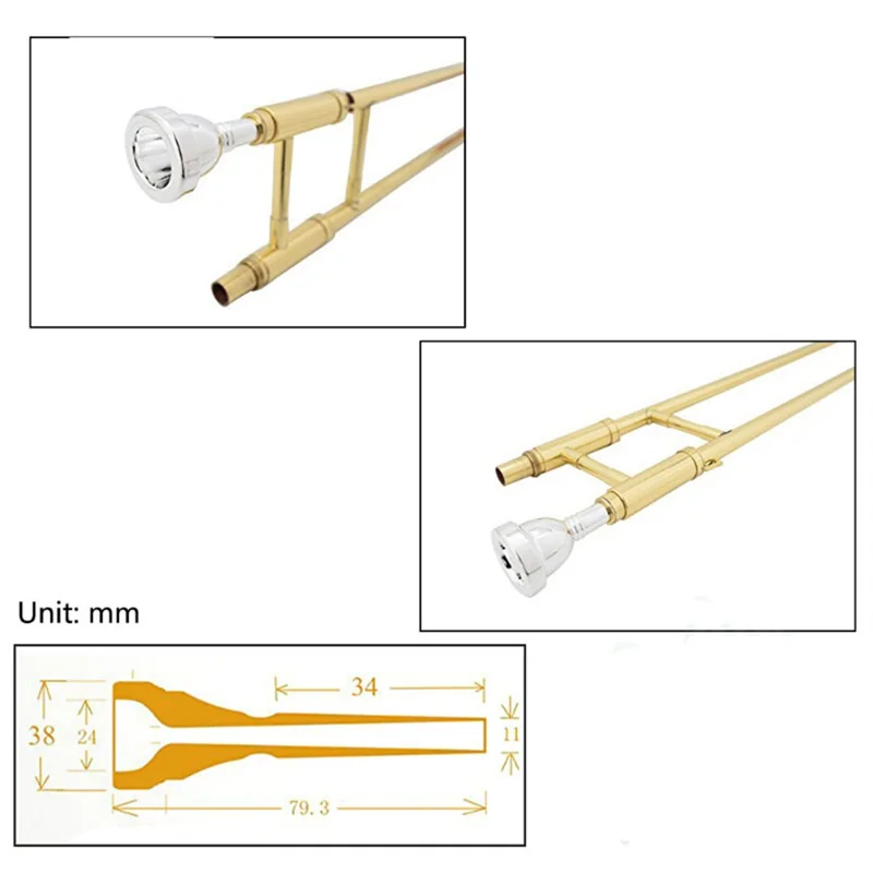 

XFDZ-12C Alto Trombone Mouthpiece High-End Trombone Mouthpiece Wind Instrument Accessories