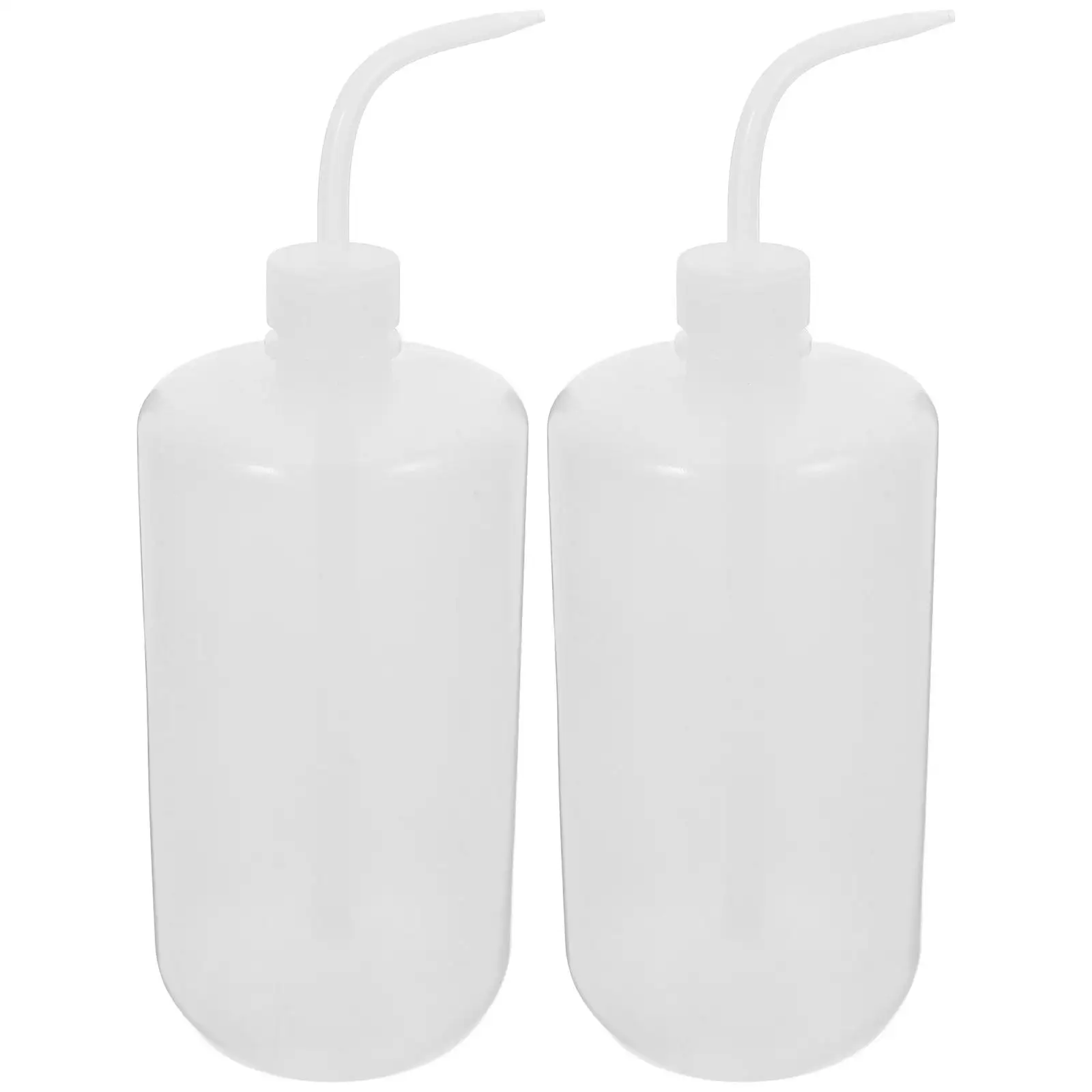 

Plastic Cleaning Bottle 1000ml White Curved Spout Lab Squeeze Bottle Plants BBQ Sauce Condiment Dressing Cactus Waterer Garden