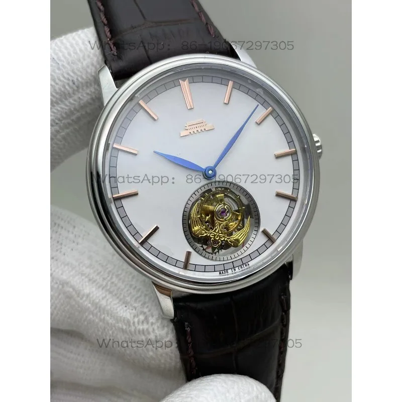 Tourbillon Series, Simple Atmosphere, Stainless Steel Manual Mechanical Watch