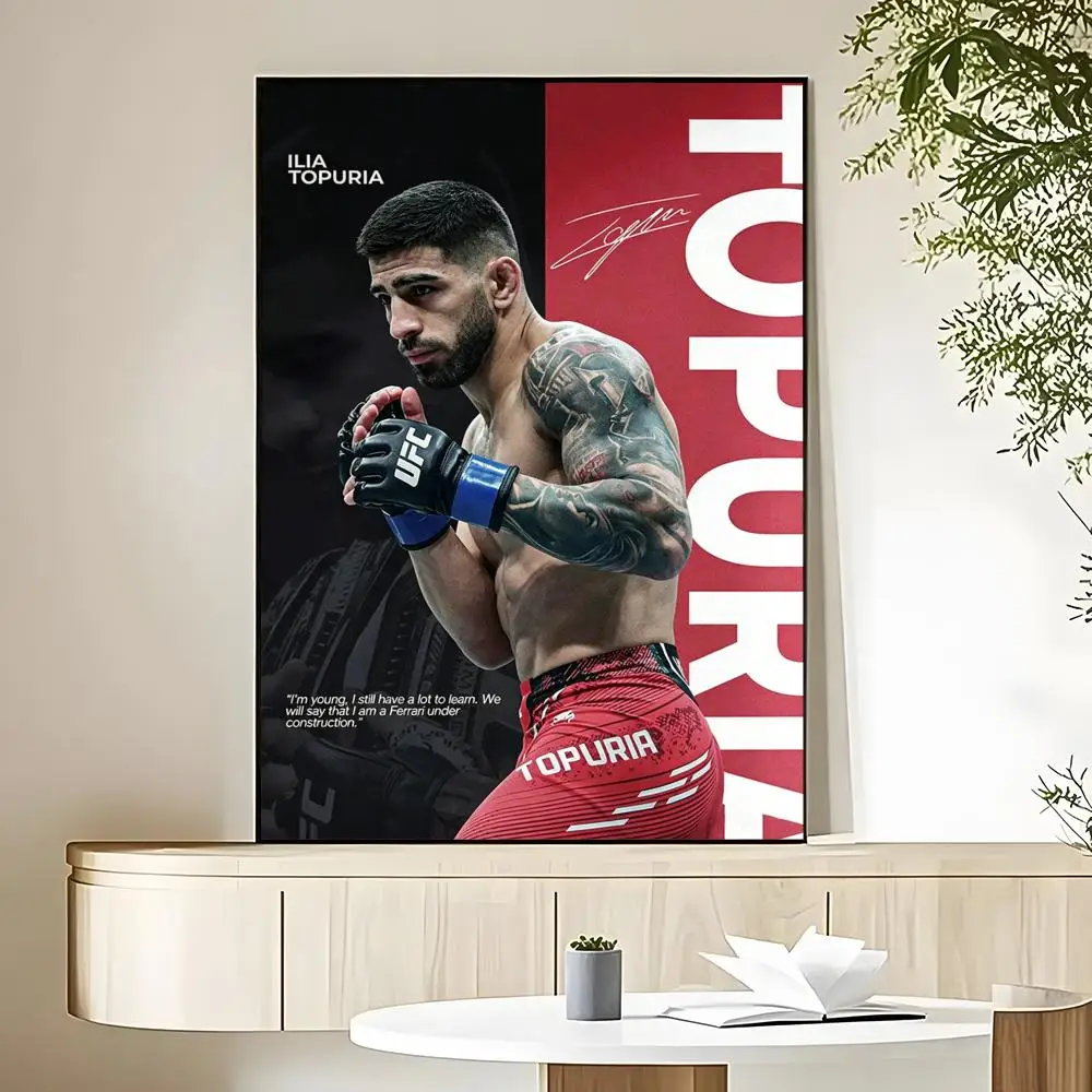 Boxing Legends Fighting UFC Poster HD Art Sticky Wall Waterproof Home Living Room Bedroom Bar Aesthetic Decoration
